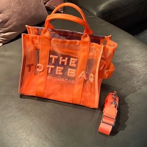 Marc Jacobs The Tote Bag in Coral Mesh
